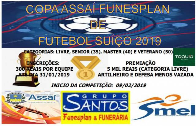 =Vem aí a Copa Assaí/ Funesplan 2019