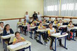 Alunos participam da Prova Paraná