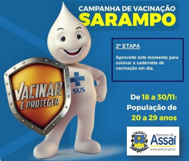 =2ª Fase da Campanha de Vacinação contra o Sarampo
