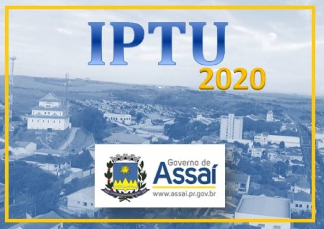 =ASSAÍ: IPTU 2020 COM 15% DE DESCONTO