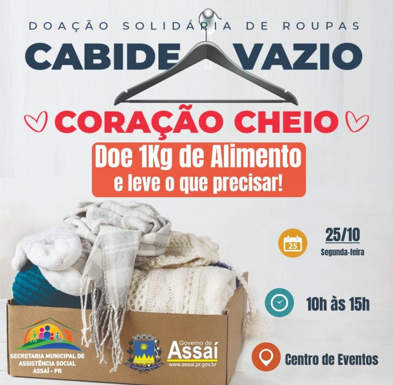 =DOAÇÃO SOLIDÁRIA DE ROUPAS