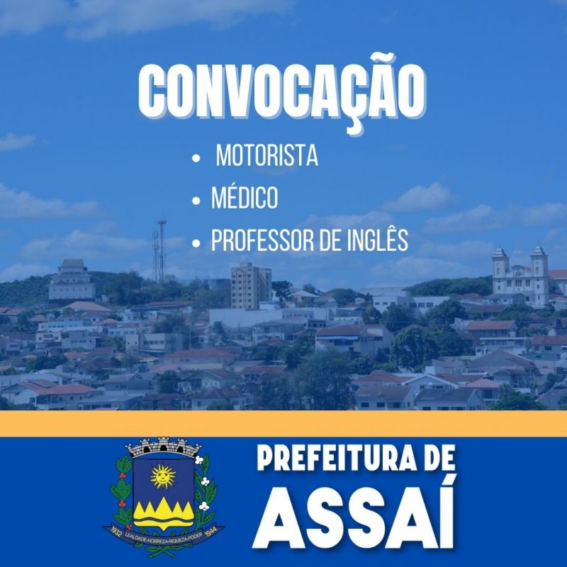 =CONVOCAÇÃODE APROVADOS NO CONCURSO PÚBLICO 01/2022