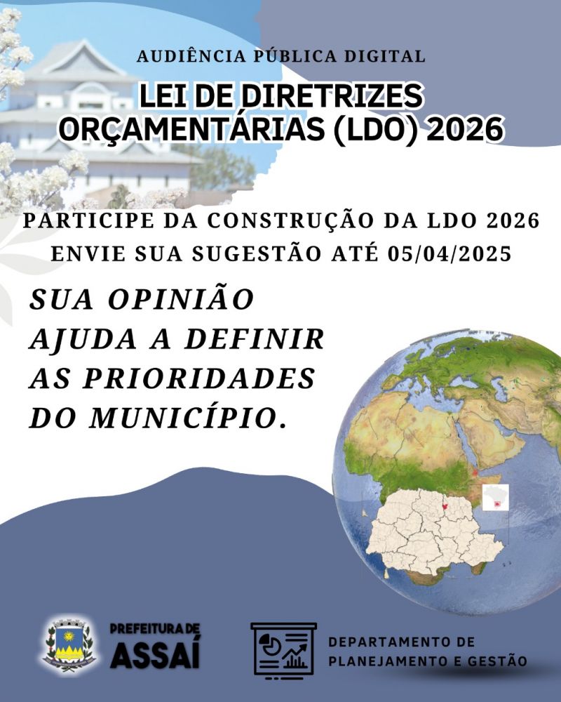 =PARTICIPE DA AUDIÊNCIA PÚBLICA DIGITAL – LDO 2026!
