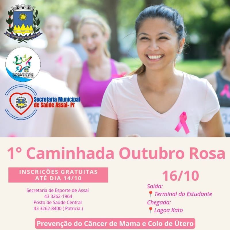 1ª CAMINHADA OUTUBRO ROSA