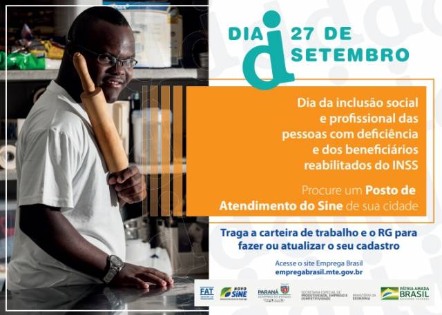 27/09 "Dia D" de Inclusão Social e Profissional