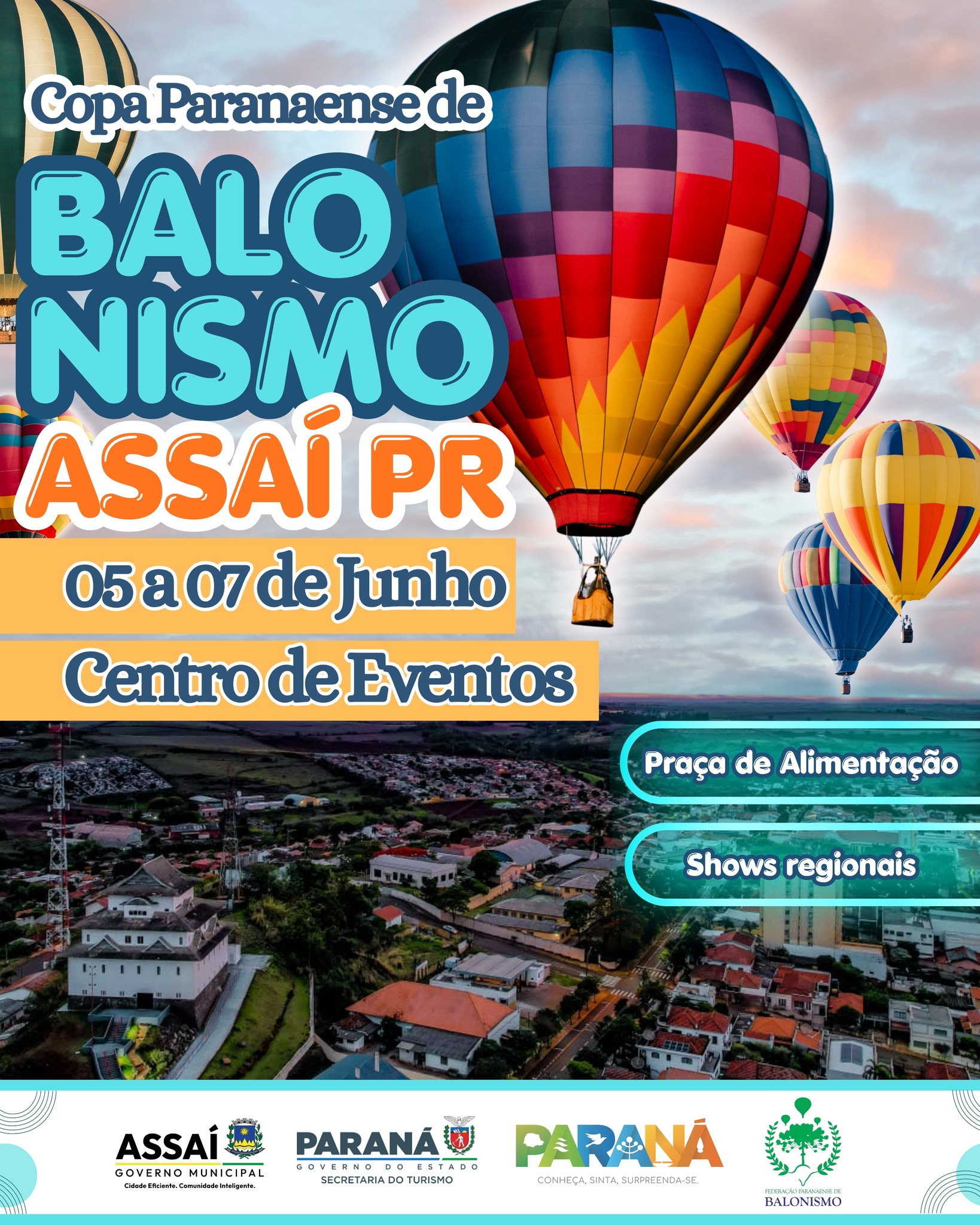 CÉU DE ASSAÍ SERÁ PALCO DE UM DOS MAIORES ESPETÁCULOS DE BALONISMO DO PARANÁ