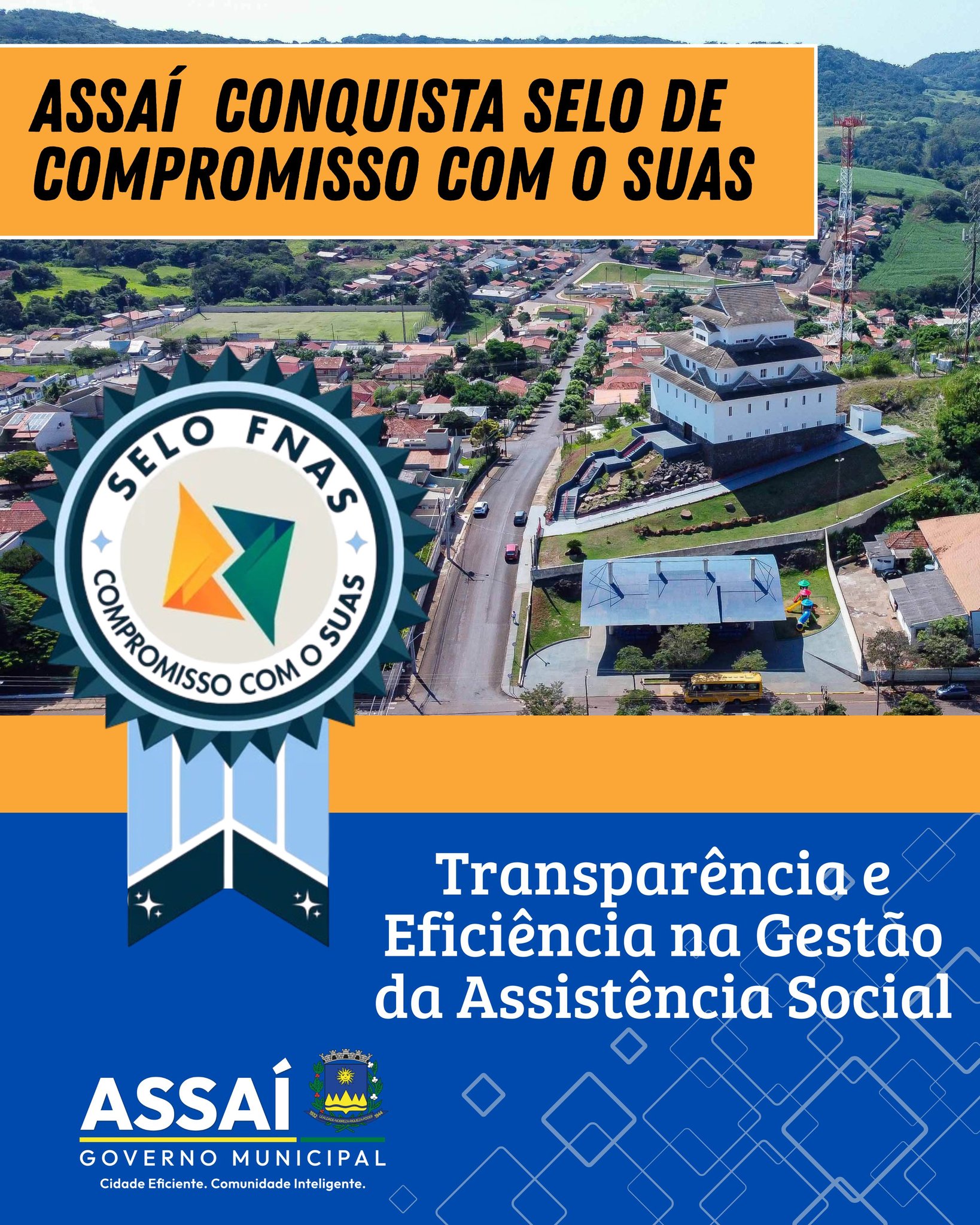 ASSAÍ CONQUISTA O SELO FNAS 2025 E SE DESTACA PELA EXCELÊNCIA NA GESTÃO DA ASSISTÊNCIA SOCIAL