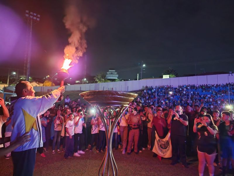 ABERTURA DOS JOGOS ESCOLARES DO PARANÁ EM ASSAÍ.