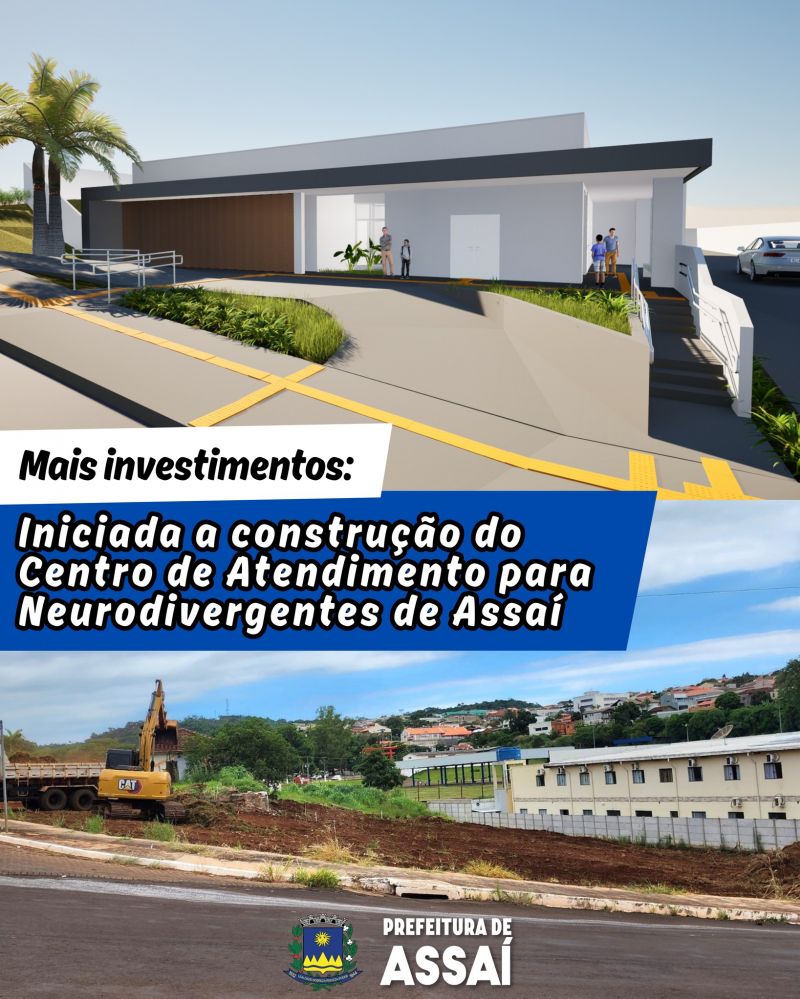 ASSAÍ DÁ UM PASSO HISTÓRICO NA INCLUSÃO!  CIDADE GANHARÁ CENTRO DE ATENDIMENTO PARA NEURODIVERGENTES