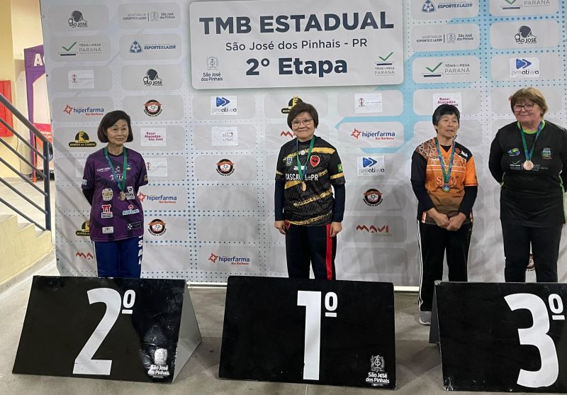 ATLETAS DA ESCOLINHA ESPORTIVA DE TÊNIS DE MESA DE ASSAÍ FAZEM BONITO NA 2ª ETAPA DO CAMPEONATO PARANAENSE