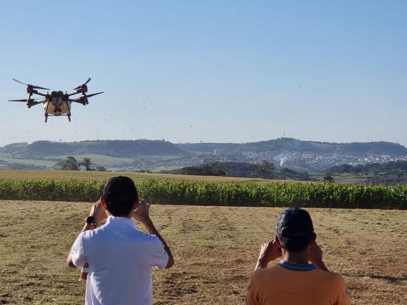 AULA PRATICA NO CURSO DE DRONE