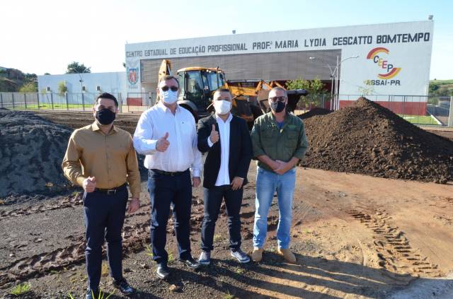 CEEP RECEBE O TÃO SONHADO PAVER