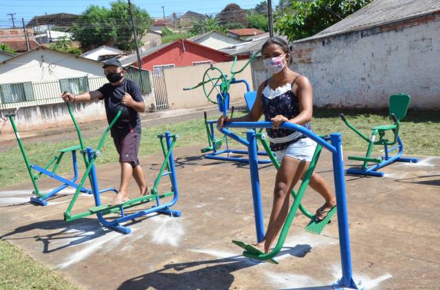 CONJUNTO SOL NASCENTE II GANHA UMA NOVA ACADEMIA AO AR LIVRE