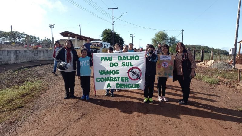 CONSCIENTIZAÇÃO E COMBATE A DENGUE NO PAU D'ALHO DO SUL.