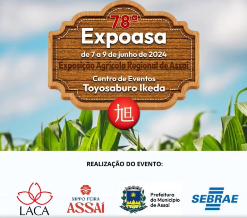 EXPOASA de 07 a 09 de Junho em Assaí