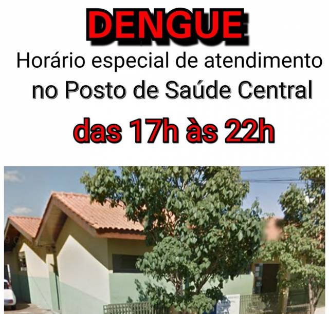 Extensão do horário de funcionamento do Posto de Saúde Central