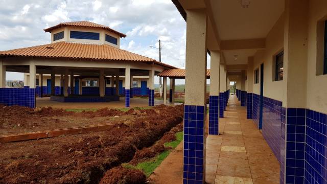 Falta pouco a entrega da escola e quadra do Pau d'Alho do Sul