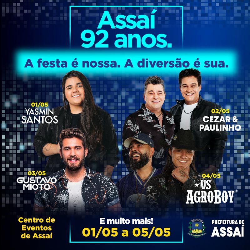 FALTAM 15 DIAS PARA NOSSA GRANDE FESTA!