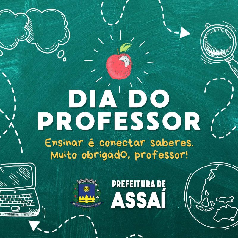 FELIZ DIA DOS PROFESSORES