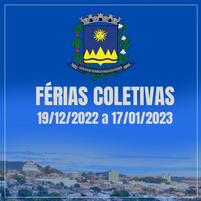 FÉRIAS COLETIVAS 2022