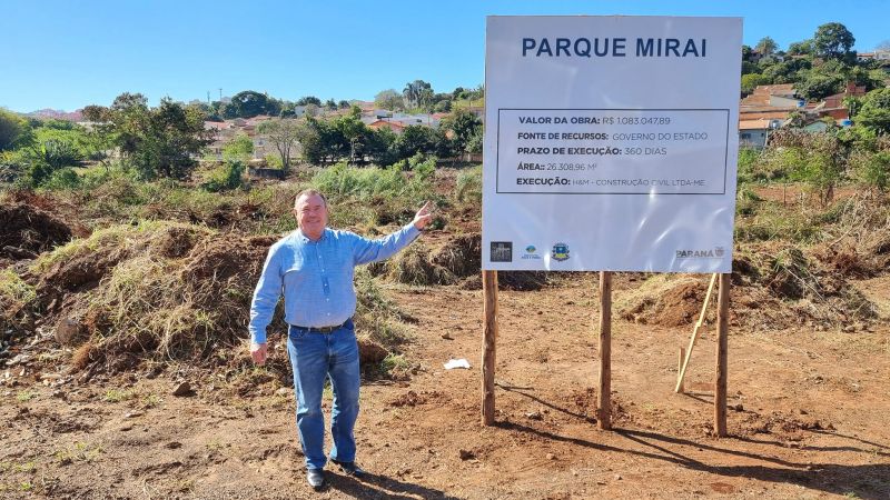 INICIADA A CONSTRUÇÃO DO PARQUE MIRAI