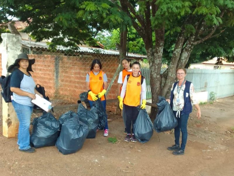 MUTIRÃO DE LIMPEZA CONTRA DENGUE NO PAU D'ALHO DO SUL