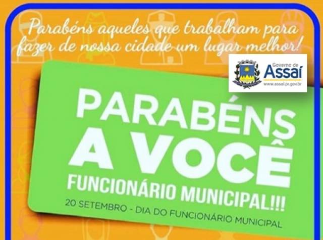 nagem ao Dia do Funcionário Municipal