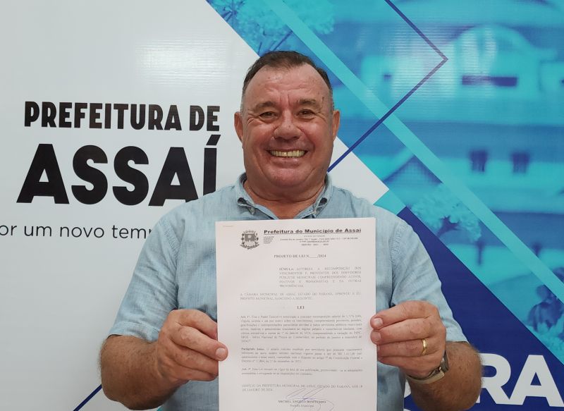 PREFEITO TUTI ANUNCIA O REAJUSTE SALARIAL PARA O FUNCIONALISMO PUBLICO