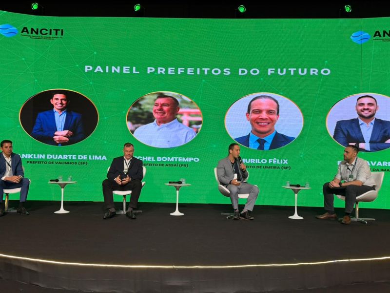PREFEITO TUTI BOMTEMPO É DESTAQUE NO EVENTO SMARTGOV, PARTICIPANDO DO PAINEL “PREFEITOS DO FUTURO”