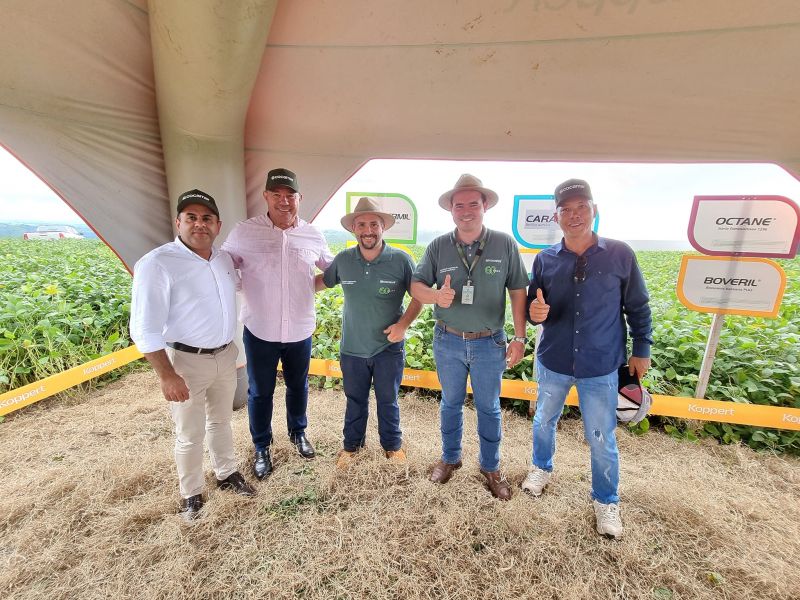 PREFEITO TUTI PARTICIPA DO DIA DE CAMPO DA COCAMAR.