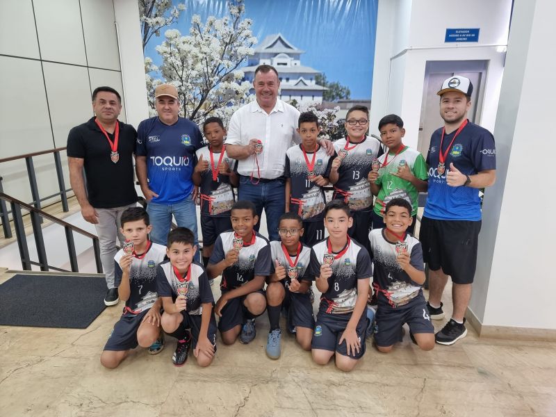 PREFEITO TUTI RECEBE OS CAMPEÕES DA 3° TAÇA PARANAENSE
