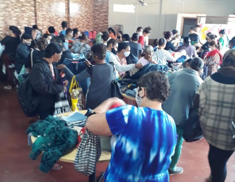 PROVOPAR E ASSISTÊNCIA SOCIAL DISTRIBUEM AGASALHOS