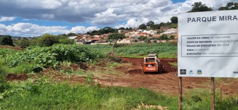 RETOMADA A CONSTRUÇÃO DO PARQUE MIRAI.
