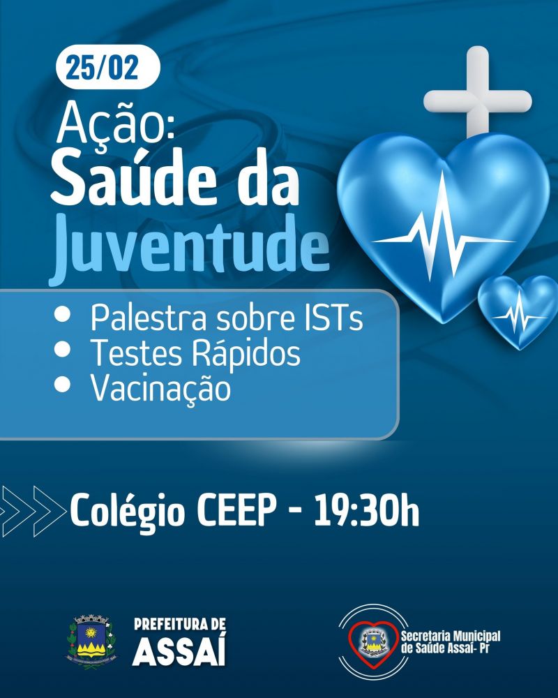 SAÚDE DA JUVENTUDE EM FOCO