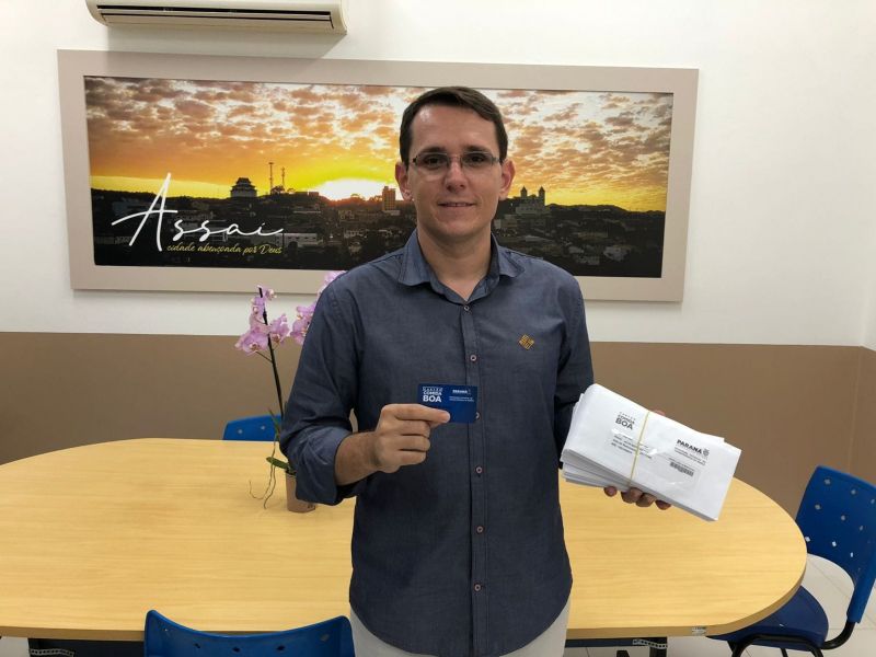SECRETARIA DE ASSISTÊNCIA SOCIAL REALIZARÁ ENTREGA DO CARTÃO COMIDA BOA PARA 87 FAMÍLIAS ASSAIENSES.