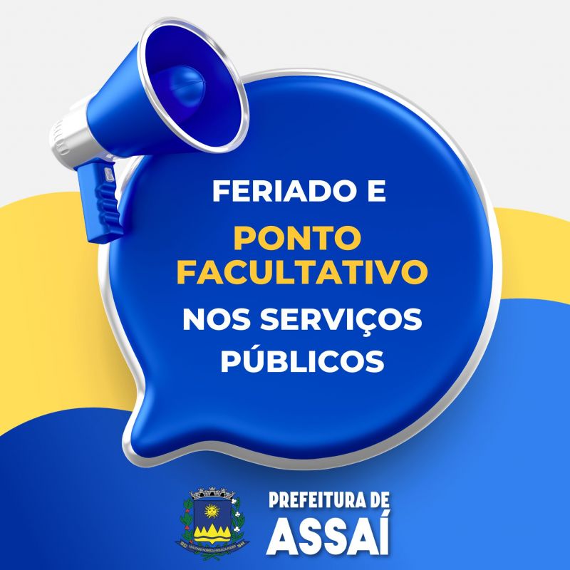 SERVIÇOS PÚBLICOS DURANTE O FERIADO DE 12 DE OUTUBRO