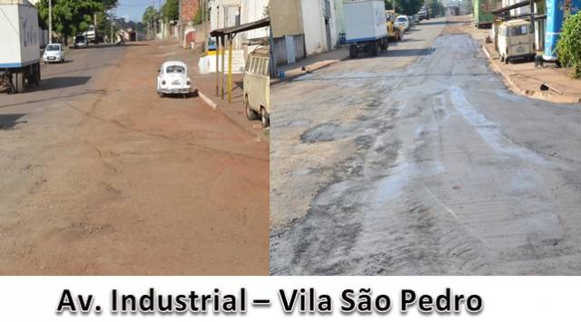 Tapa Buracos na Av. Industrial