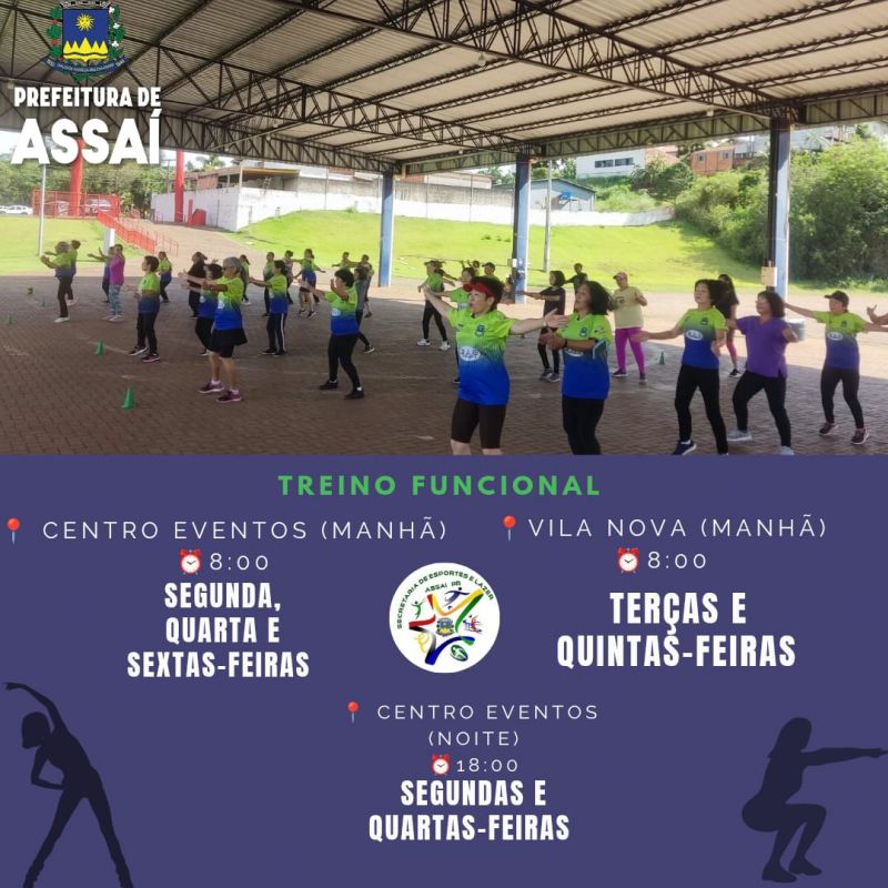 TREINAMENTO FUNCIONAL ESTÁ DE VOLTA! PARTICIPEM!