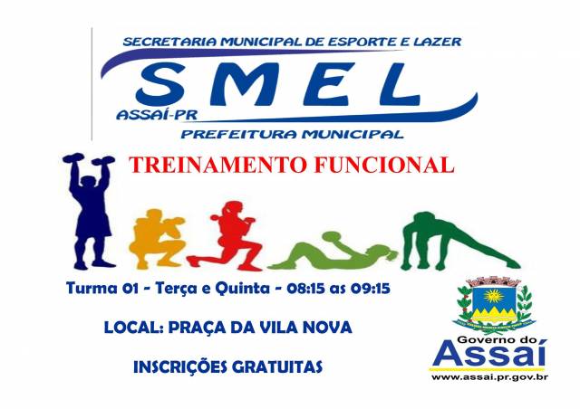 TREINAMENTO FUNCIONAL NA PRAÇA DA VILA NOVA