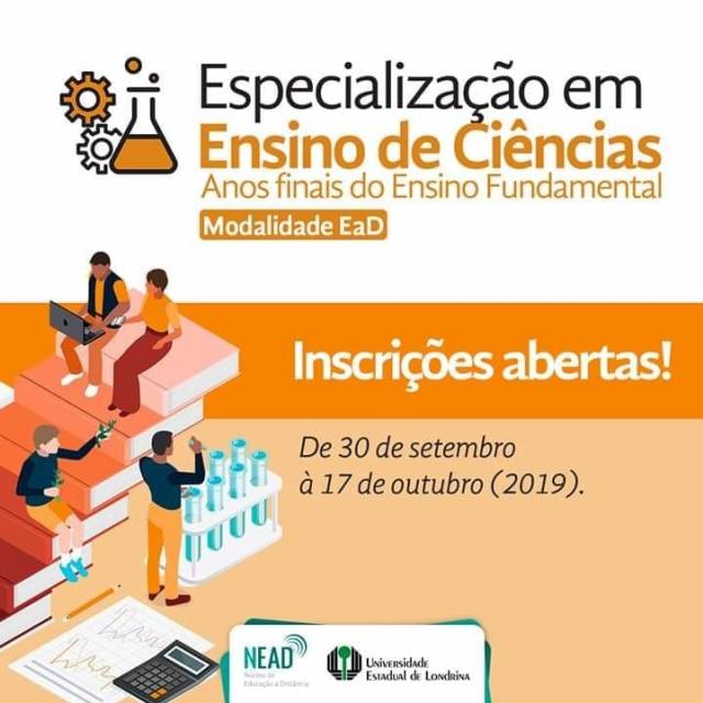 UAB abre inscrições para curso de Pós-Graduação Especialização em Ciências