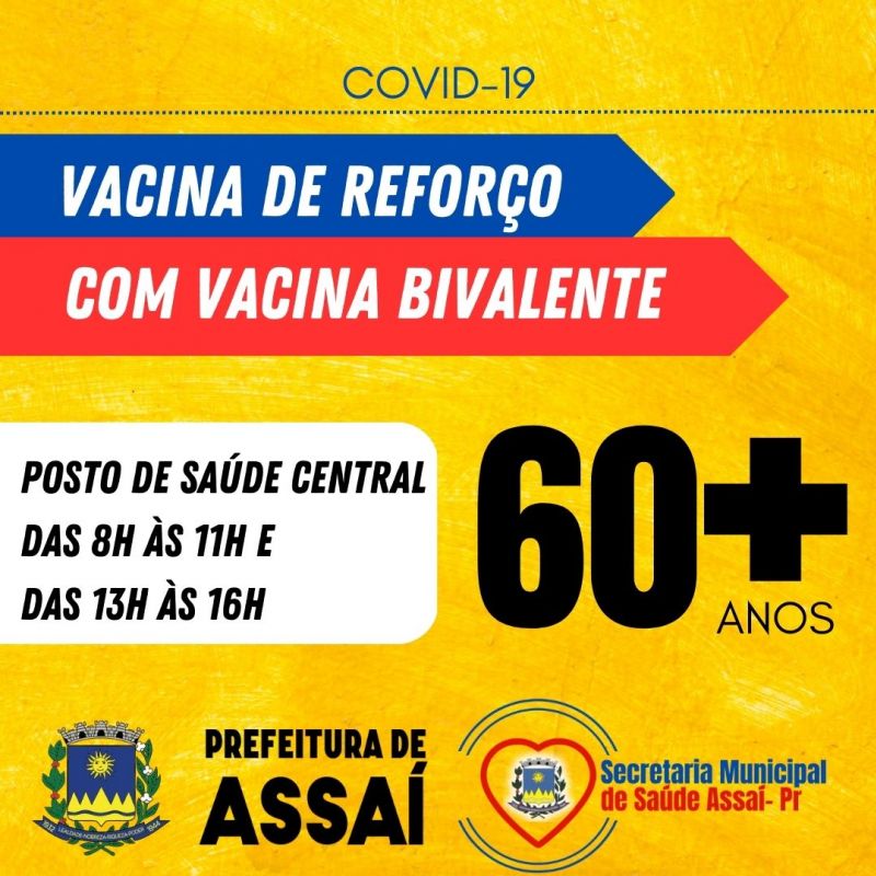 VACINA BIVALENTE CONTRA COVID-19 PARA PESSOAS ACIMA DE 60 ANOS