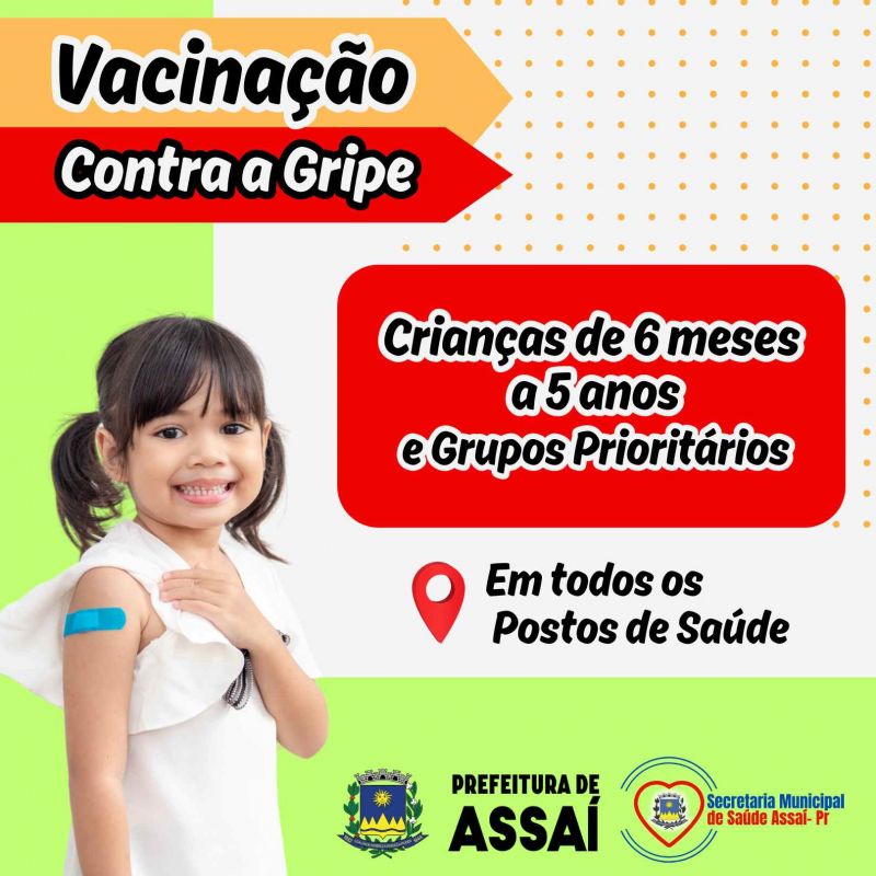 VACINAÇÃO CONTRA DISPONIVEL EM TODOS OS POSTOS DE SAÚDE