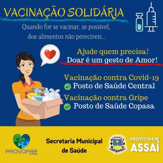Vacinação Solidária!
