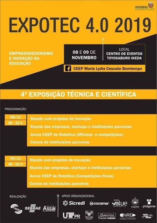 Vem aí a EXPOTEC 2019 4.0