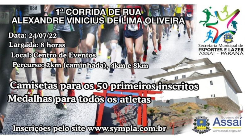 VEM AI A PRIMEIRA CORRIDA DE RUA DE ASSAÍ